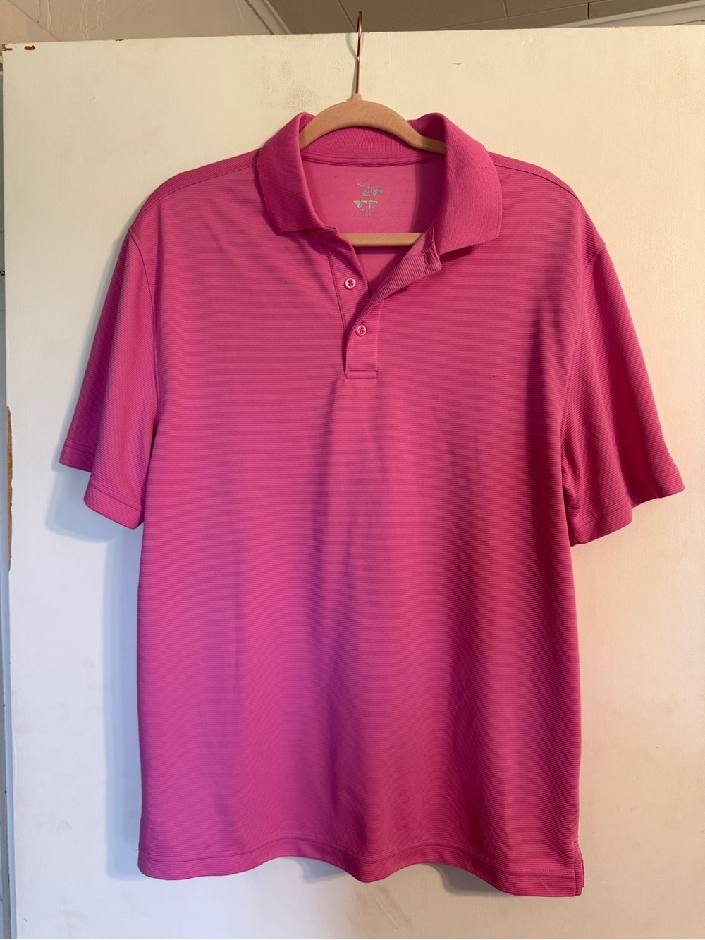Beverly Hills Polo Club Men’s Hot Pink Polo Shirt